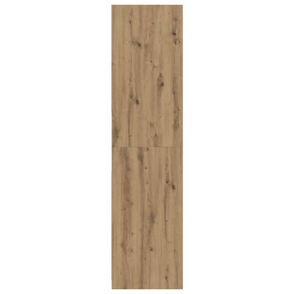 vidaXL Wardrobe Artisian Oak 80x50x200 cm Engineered Wood 5