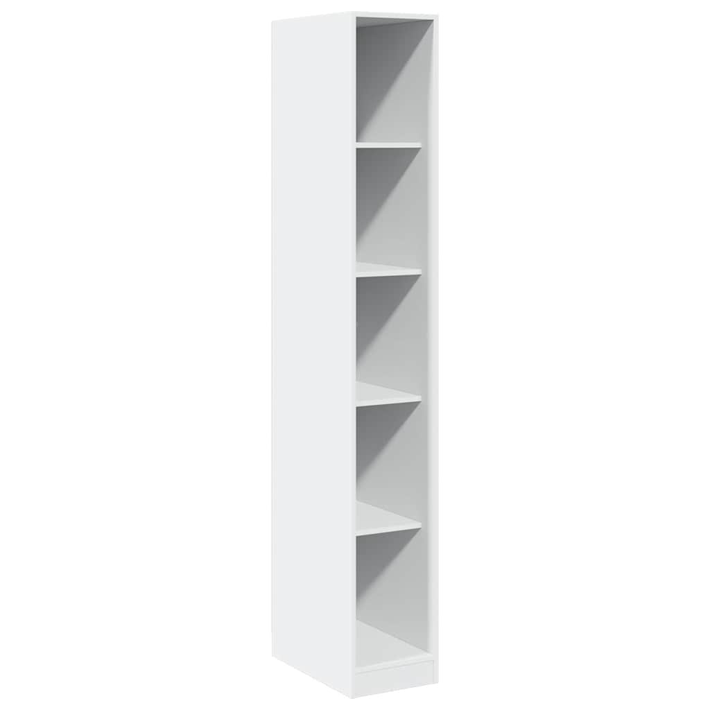 vidaXL Wardrobe White 30x50x200 cm Engineered Wood 2