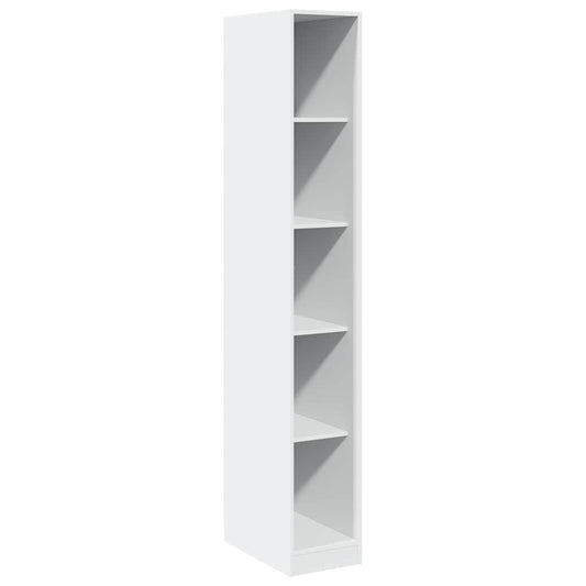 vidaXL Wardrobe White 30x50x200 cm Engineered Wood 2