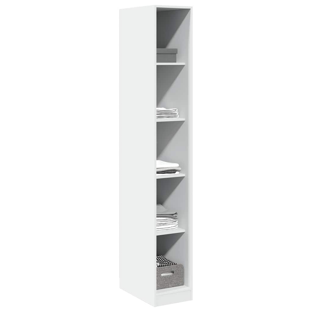 vidaXL Wardrobe White 30x50x200 cm Engineered Wood 3