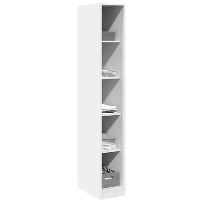 vidaXL Wardrobe White 30x50x200 cm Engineered Wood 3