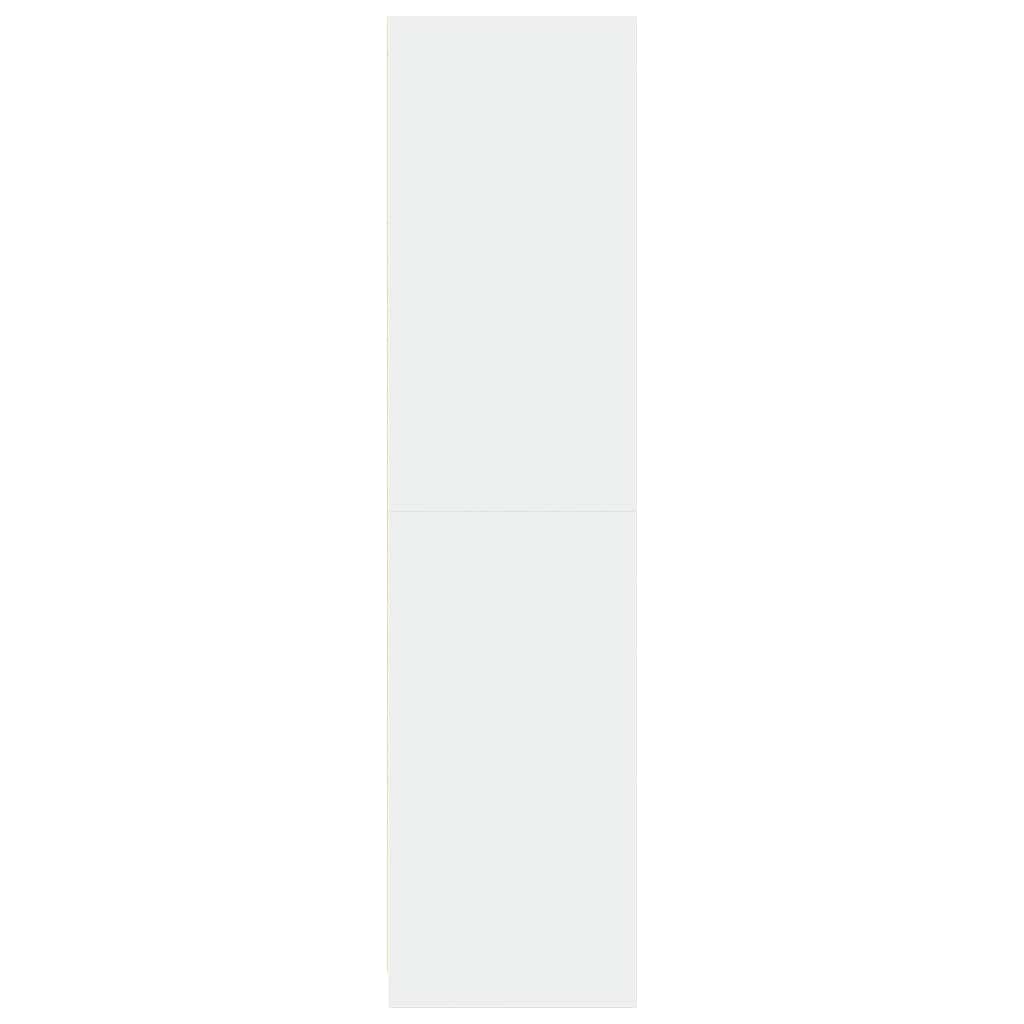 vidaXL Wardrobe White 30x50x200 cm Engineered Wood 5