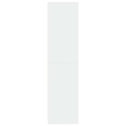 vidaXL Wardrobe White 30x50x200 cm Engineered Wood 5
