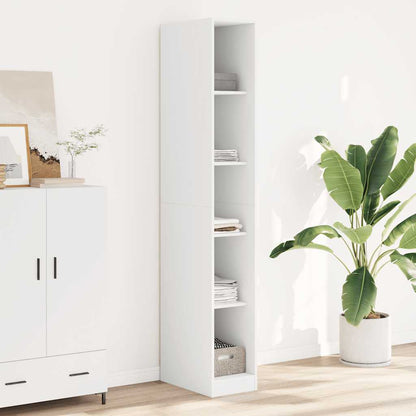 vidaXL Wardrobe White 30x50x200 cm Engineered Wood 1