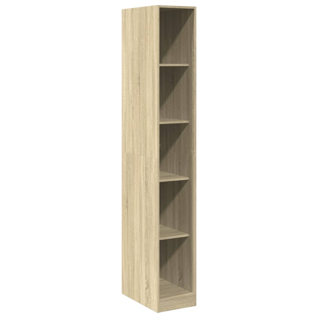 vidaXL Wardrobe Sonoma Oak 30x50x200 cm Engineered Wood 2