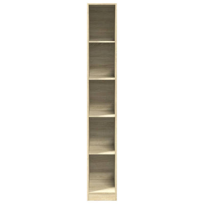 vidaXL Wardrobe Sonoma Oak 30x50x200 cm Engineered Wood 4