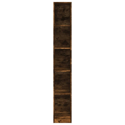vidaXL Wardrobe Smoked Oak 30x50x200 cm Engineered Wood 4