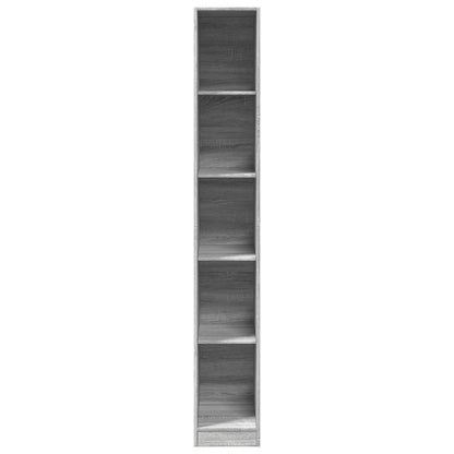 vidaXL Wardrobe Grey Sonoma 30x50x200 cm Engineered Wood 4