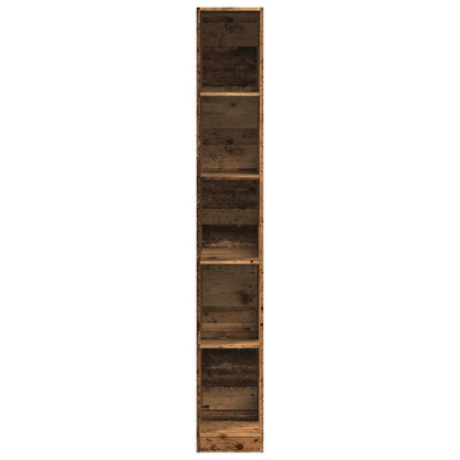 vidaXL Wardrobe Old Wood 30x50x200 cm Engineered Wood 4