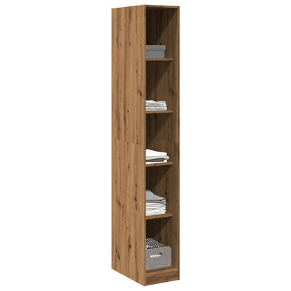 vidaXL Wardrobe Artisian Oak 30x50x200 cm Engineered Wood 3