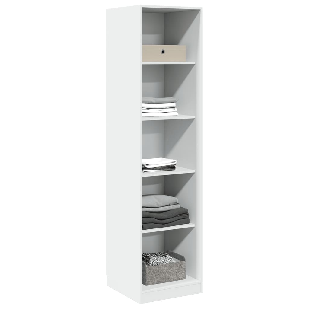 vidaXL Wardrobe White 50x50x200 cm Engineered Wood 3