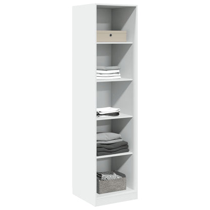 vidaXL Wardrobe White 50x50x200 cm Engineered Wood 3