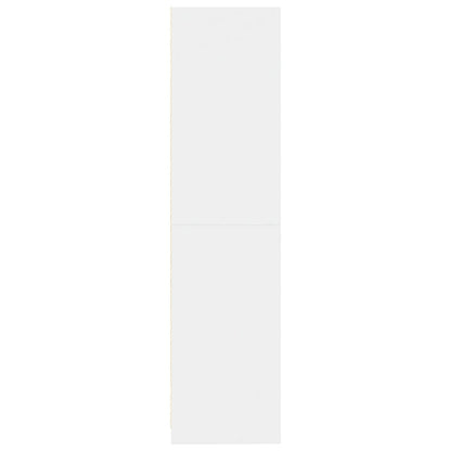 vidaXL Wardrobe White 50x50x200 cm Engineered Wood 5