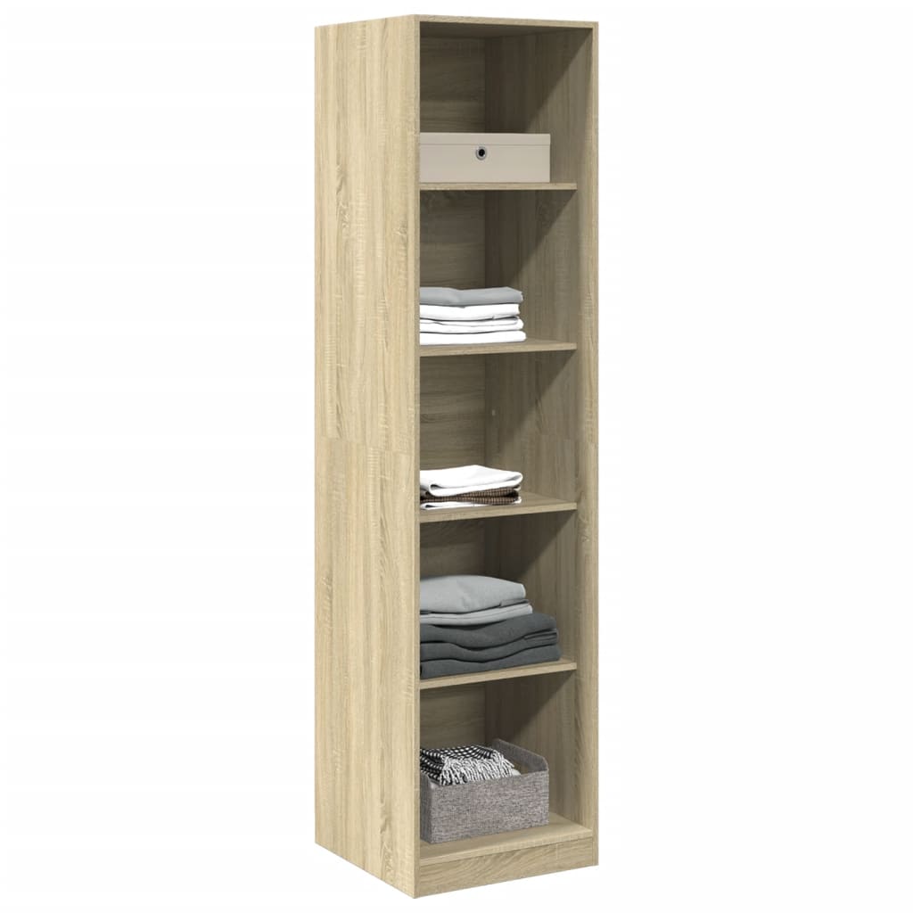 vidaXL Wardrobe Sonoma Oak 50x50x200 cm Engineered Wood 3