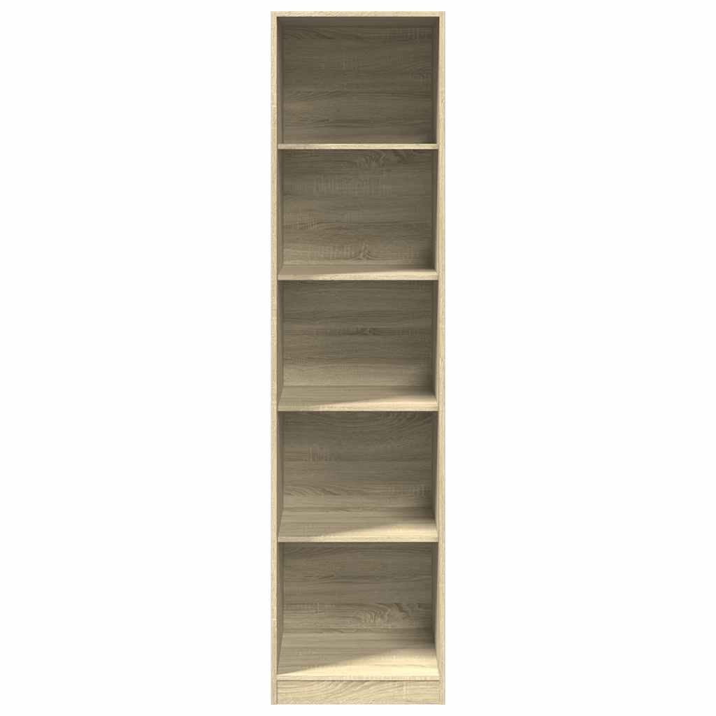 vidaXL Wardrobe Sonoma Oak 50x50x200 cm Engineered Wood 4