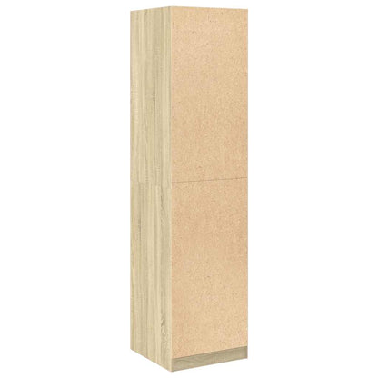 vidaXL Wardrobe Sonoma Oak 50x50x200 cm Engineered Wood 6