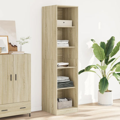 vidaXL Wardrobe Sonoma Oak 50x50x200 cm Engineered Wood 1