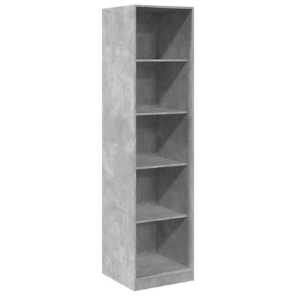 vidaXL Wardrobe Concrete Grey 50x50x200 cm Engineered Wood 2