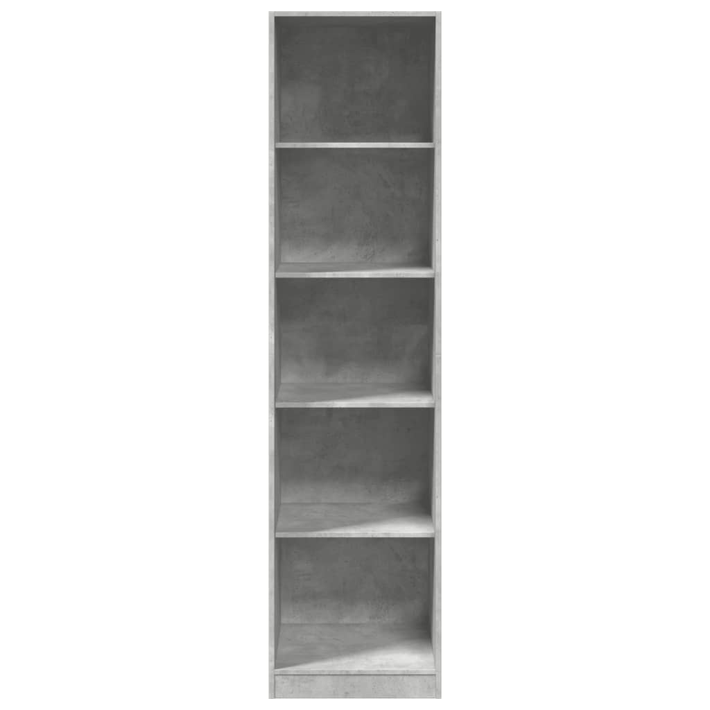 vidaXL Wardrobe Concrete Grey 50x50x200 cm Engineered Wood 4