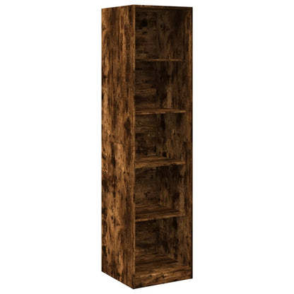 vidaXL Wardrobe Smoked Oak 50x50x200 cm Engineered Wood 2