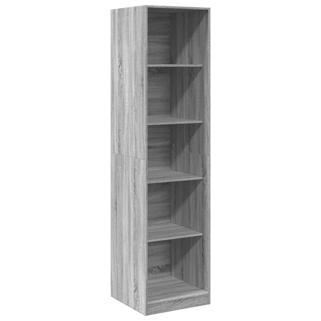 vidaXL Wardrobe Grey Sonoma 50x50x200 cm Engineered Wood 2