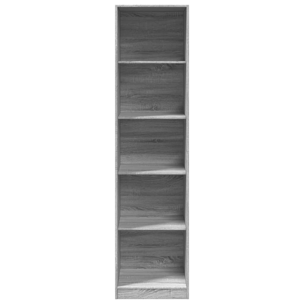 vidaXL Wardrobe Grey Sonoma 50x50x200 cm Engineered Wood 4