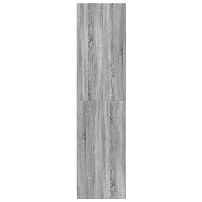 vidaXL Wardrobe Grey Sonoma 50x50x200 cm Engineered Wood 5