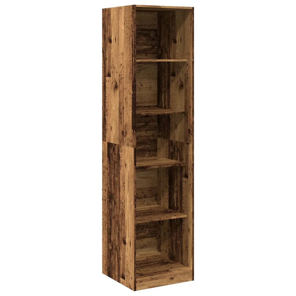 vidaXL Wardrobe Old Wood 50x50x200 cm Engineered Wood 2