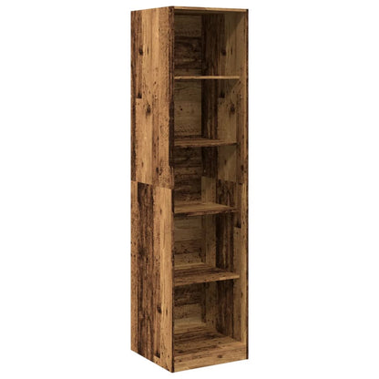 vidaXL Wardrobe Old Wood 50x50x200 cm Engineered Wood 2