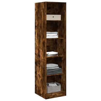 vidaXL Wardrobe Old Wood 50x50x200 cm Engineered Wood 3