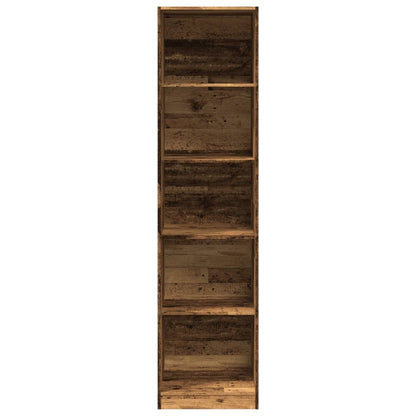vidaXL Wardrobe Old Wood 50x50x200 cm Engineered Wood 4