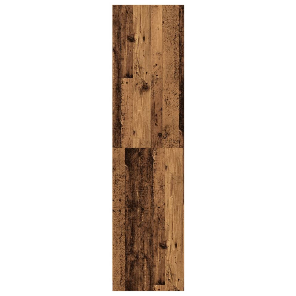 vidaXL Wardrobe Old Wood 50x50x200 cm Engineered Wood 5
