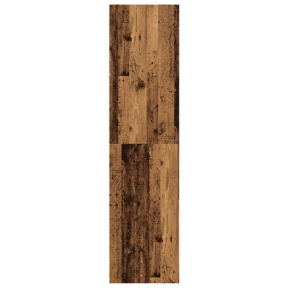 vidaXL Wardrobe Old Wood 50x50x200 cm Engineered Wood 5