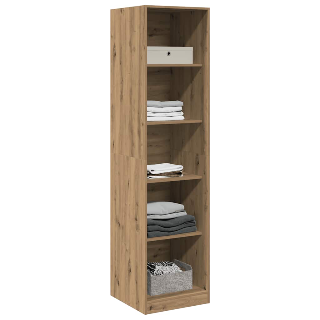 vidaXL Wardrobe Artisian Oak 50x50x200 cm Engineered Wood 3