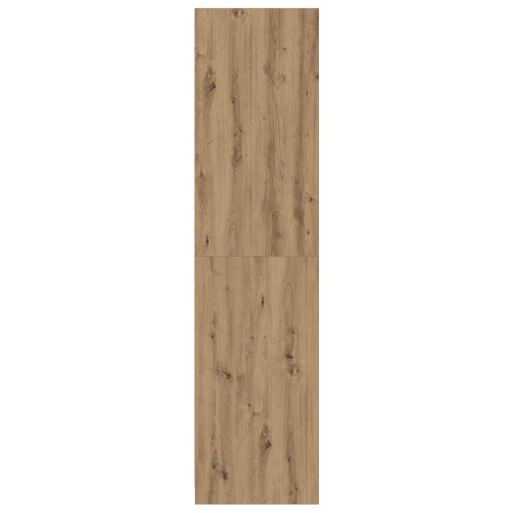 vidaXL Wardrobe Artisian Oak 50x50x200 cm Engineered Wood 5