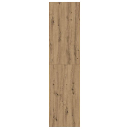 vidaXL Wardrobe Artisian Oak 50x50x200 cm Engineered Wood 5