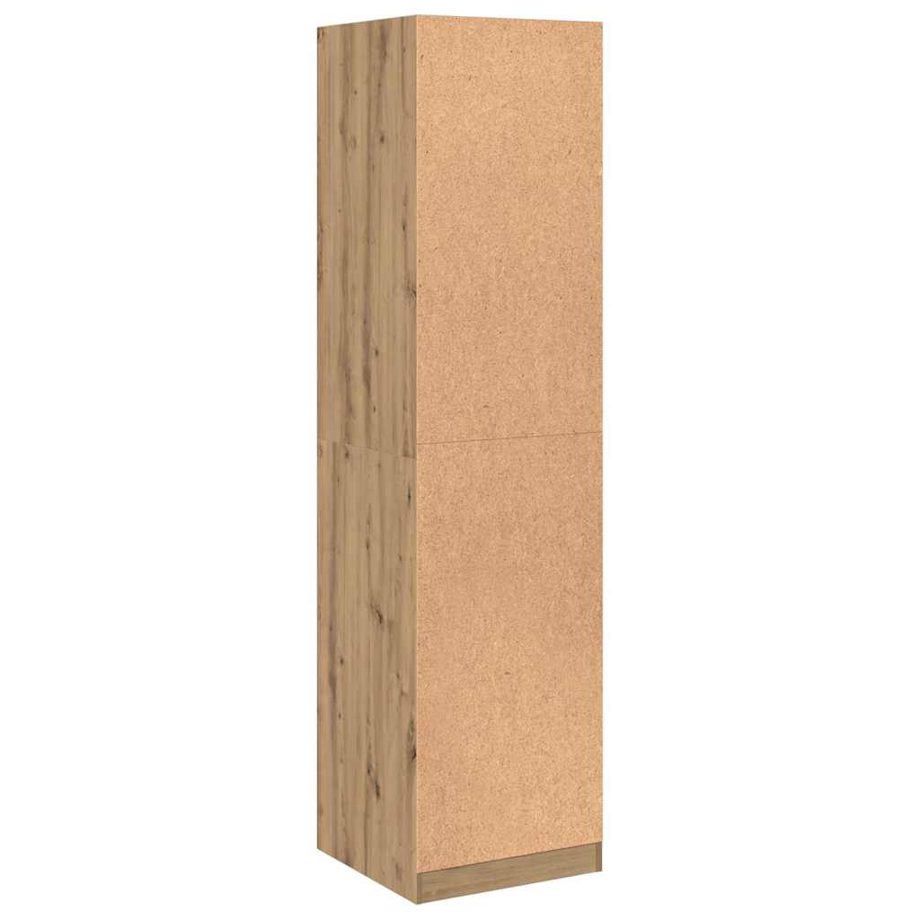 vidaXL Wardrobe Artisian Oak 50x50x200 cm Engineered Wood 6