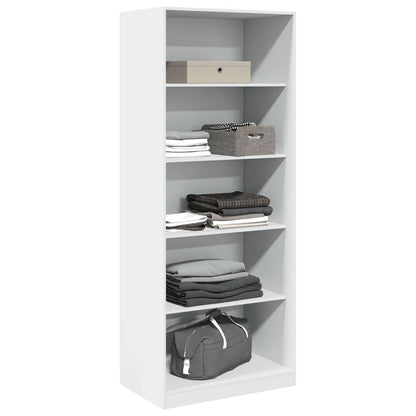 vidaXL Wardrobe White 80x50x200 cm Engineered Wood 3