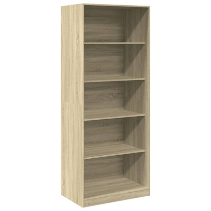 vidaXL Wardrobe Sonoma Oak 80x50x200 cm Engineered Wood 2