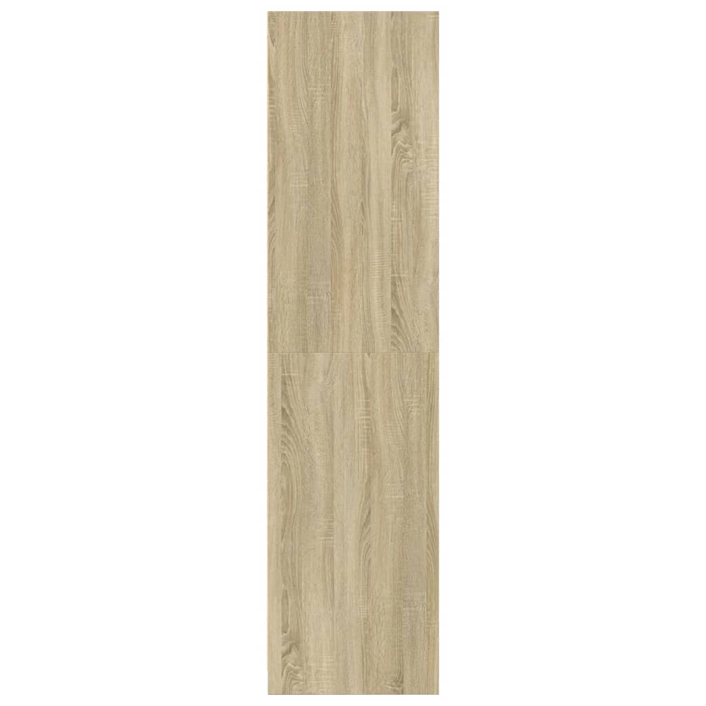 vidaXL Wardrobe Sonoma Oak 80x50x200 cm Engineered Wood 5
