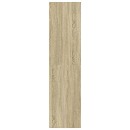 vidaXL Wardrobe Sonoma Oak 80x50x200 cm Engineered Wood 5