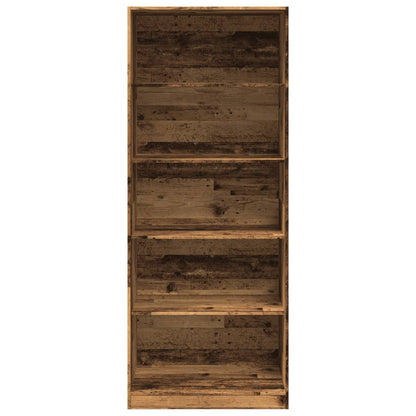 vidaXL Wardrobe Old Wood 80x50x200 cm Engineered Wood 4