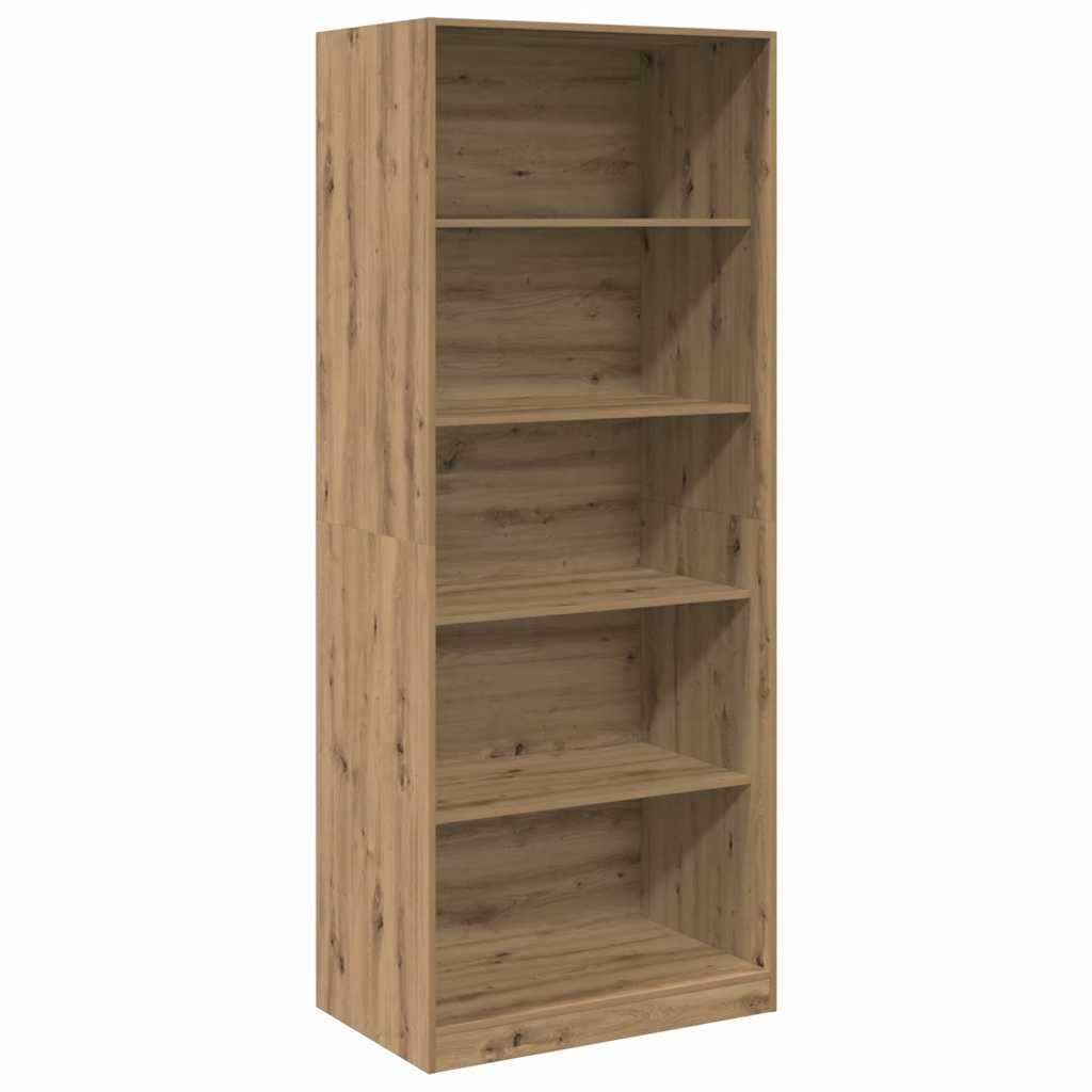 vidaXL Wardrobe Artisian Oak 80x50x200 cm Engineered Wood 2
