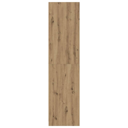 vidaXL Wardrobe Artisian Oak 80x50x200 cm Engineered Wood 5