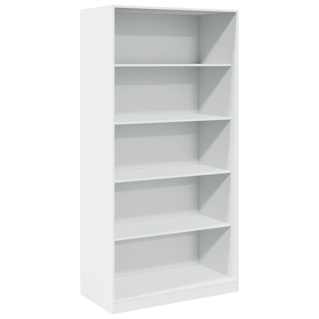 vidaXL Wardrobe White 100x50x200 cm Engineered Wood 2