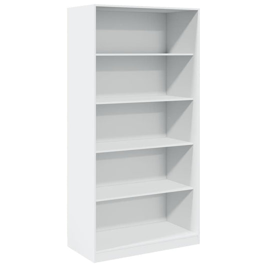 vidaXL Wardrobe White 100x50x200 cm Engineered Wood 2