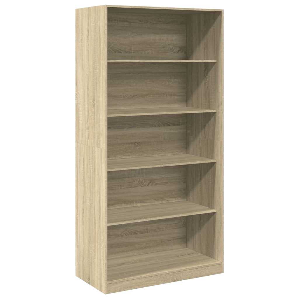 vidaXL Wardrobe Sonoma Oak 100x50x200 cm Engineered Wood 2