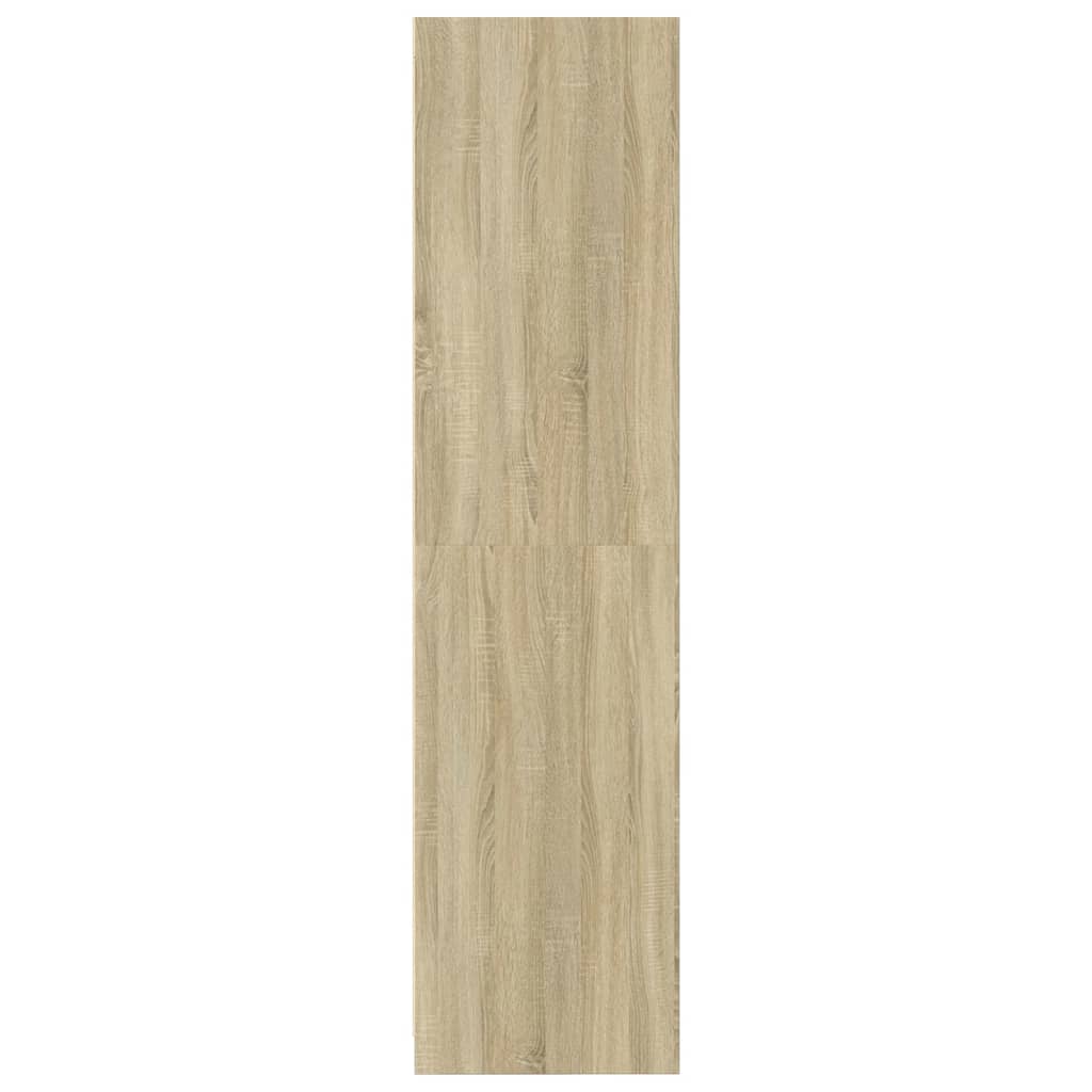 vidaXL Wardrobe Sonoma Oak 100x50x200 cm Engineered Wood 5