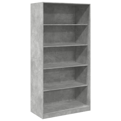 vidaXL Wardrobe Concrete Grey 100x50x200 cm Engineered Wood 2