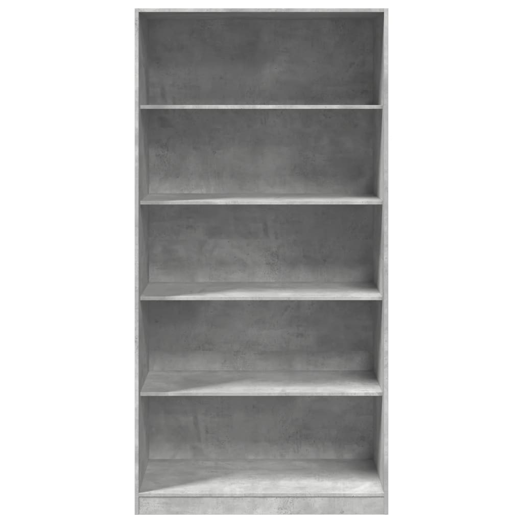 vidaXL Wardrobe Concrete Grey 100x50x200 cm Engineered Wood 4